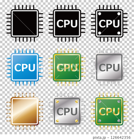 CPU 圖示集 126642356