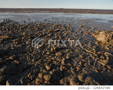 Clairview Boat Ramp付近の干潮時の風景 Queensland Australia Clairview Boat Ramp付近の干潮時の風景 Queensland Australia 126642596