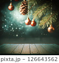 Creative defocused Christmas and New Year design. 126643562