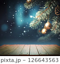 Creative defocused Christmas and New Year design. 126643563