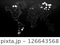 World map and networking. 126643568