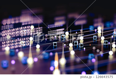 Abstract and digital image related to cyber security Abstract and digital image related to cyber security 126643575