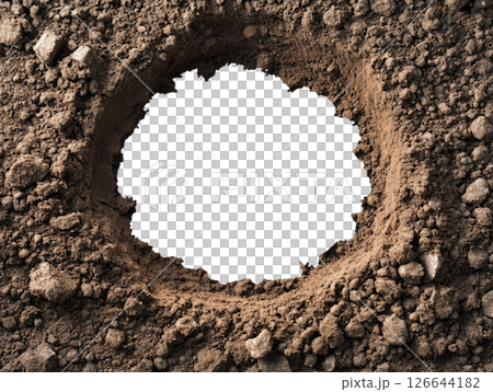 Hole in the ground 126644182