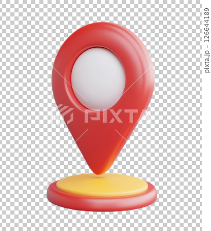 Red map pin 126644189