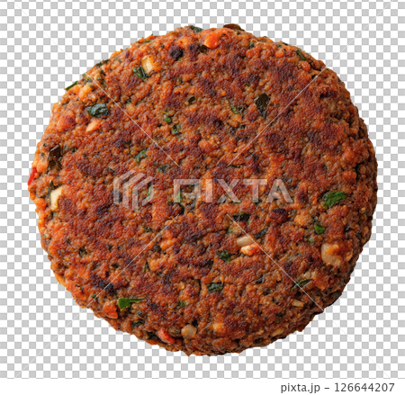 Vegan burger patty Vegan burger patty 126644207