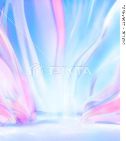 Abstract blue and pink gradient background with lines and waves. Blur. Abstract blue and pink gradient background with lines and waves. Blur. 126644881