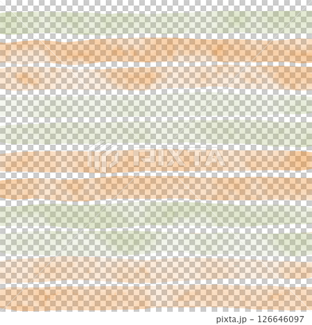 Orange Sage Green Hand Drawn Stripe Line Background Pattern Overlay 126646097