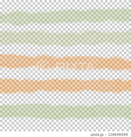 Orange Sage Green Hand Drawn Stripe Line Background Pattern Overlay 126646099
