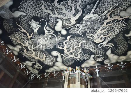 建仁寺法堂　双龍図天井画(京都市東山区) 126647692