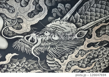 建仁寺法堂　双龍図天井画(京都市東山区) 126647694