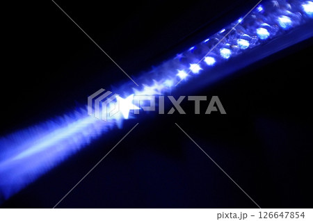 Blue light with stars on it 126647854