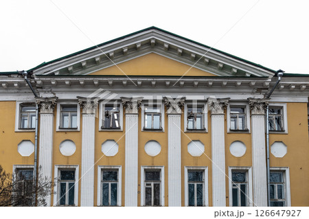 facade of All-Russian Decorative Art Museum Moscow 126647927