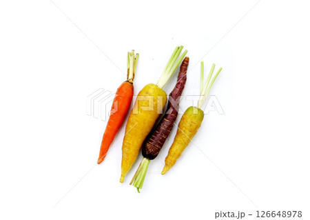 Fresh carrot vegetables, Ripe carrots Fresh carrot vegetables, Ripe carrots 126648978