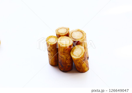 Fresh burdock roots or gobo roots 126649047