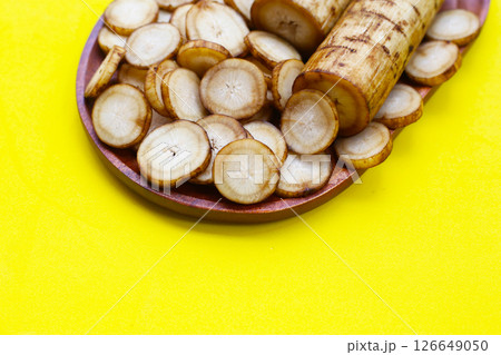 Fresh burdock roots or gobo roots 126649050