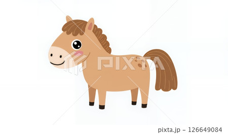 かわいい馬 126649084