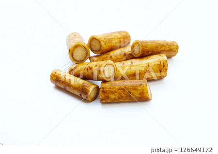 Fresh burdock roots or gobo roots 126649172