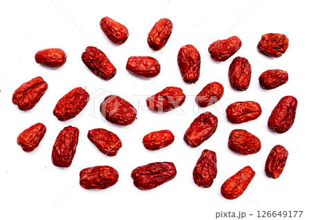 Sweet dried jujube, Dried Chinese jujube 126649177