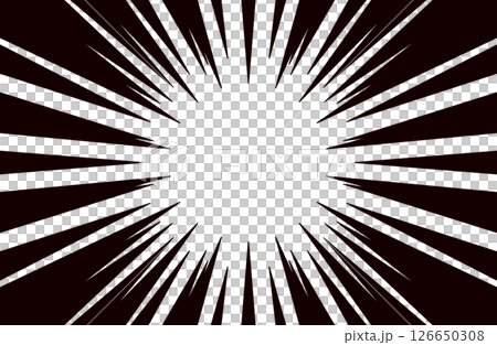 放射線背景イラスト 放射線背景イラスト 126650308