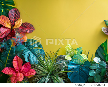 ボタニカル背景 ボタニカル背景 126650781