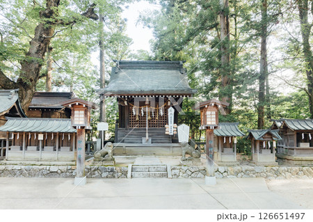 <安曇野>穗髙神社 本宮 若宮社 <安曇野>穗髙神社 本宮 若宮社 126651497