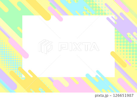 背景素材 黄色 青 緑 幾何学的な模様 パステル カラフル タイトル フレーム バックグラウンド 背景素材 黄色 青 緑 幾何学的な模様 パステル カラフル タイトル フレーム バックグラウンド 126651987