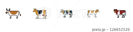 Different Types of Cows 126652520