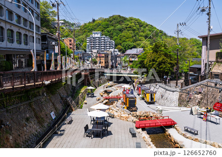 《兵庫県》有馬温泉・温泉街の町並み 《兵庫県》有馬温泉・温泉街の町並み 126652760
