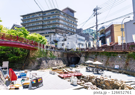 《兵庫県》有馬温泉・温泉街の町並み 《兵庫県》有馬温泉・温泉街の町並み 126652761