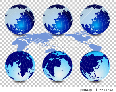 世界地圖_地球_藍色 126653738