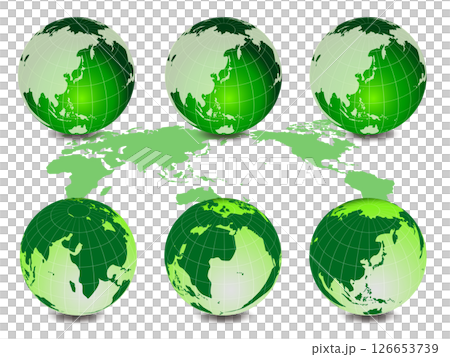 世界地圖_地球綠 126653739