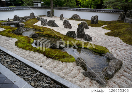 初夏の青紅葉が美しい漢陽寺新緑の風景 126655306