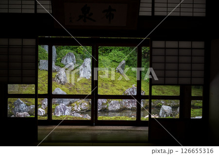 初夏の青紅葉が美しい漢陽寺新緑の風景 126655316
