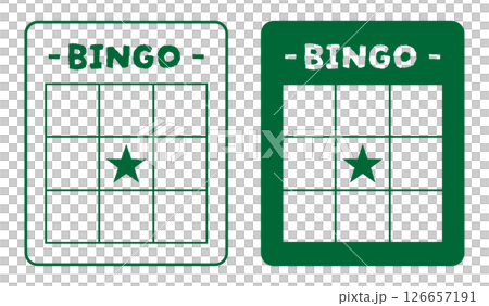 賓果卡圖示綠色 126657191