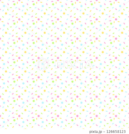 カラースプレーの背景素材 テクスチャ チョコレート シュガー スウォッチ対応 126658123