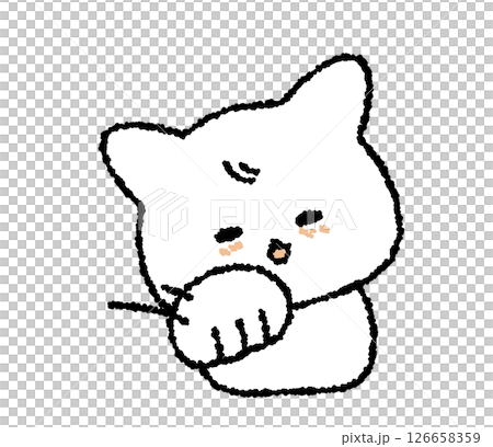 手を振るねこ 126658359