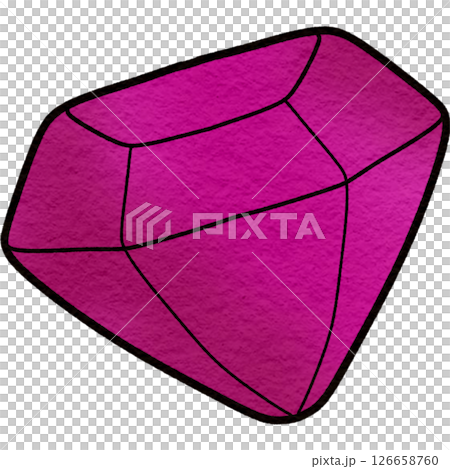 The illustration of a diamond The illustration of a diamond 126658760