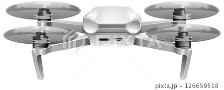 Sleek Modern Drone Vector Illustration Sleek Modern Drone Vector Illustration 126659518