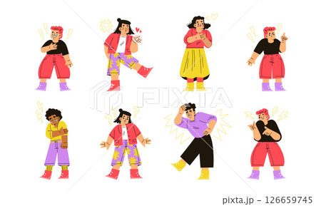 Explore our vibrant collection of colorful dance moves illustrations that are dynamic and engaging Explore our vibrant collection of colorful dance moves illustrations that are dynamic and engaging 126659745
