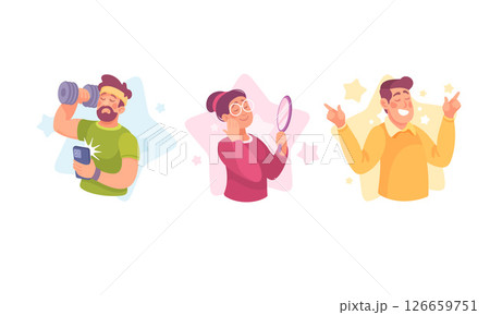 A Variety of Diverse Individuals Engaging Together in Numerous Creative Activities and Expressions 126659751