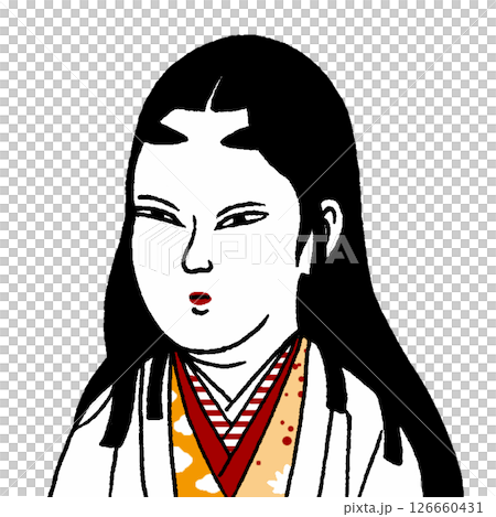 Color deformed illustration of Oichi 126660431