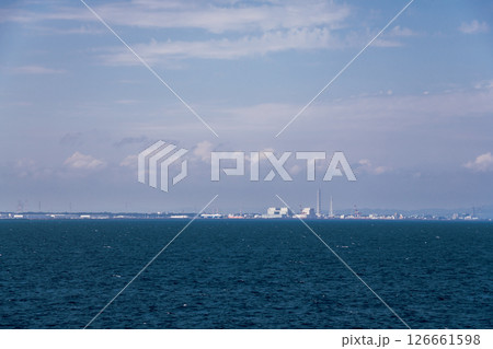 【さんふらわあ さっぽろ大洗行　福島第一原子力発電所沖を航行】 126661598