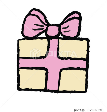 Hand drawn crayon gift box for birthday present, decoration, cafe, restaurant, cake shop, party, celebration, department store, online shopping, lucky draw, festival, logo, icon, patch, brooch, card Hand drawn crayon gift box for birthday present, decoration, cafe, restaurant, cake shop, party, celebration, department store, online shopping, lucky draw, festival, logo, icon, patch, brooch, card 126661918