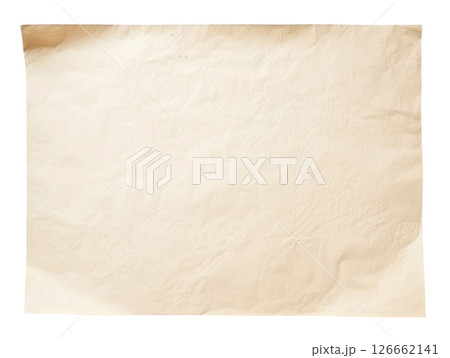 Blank wrinkled paper 126662141