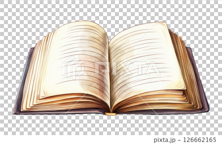 Illustration of an open book Illustration of an open book 126662165