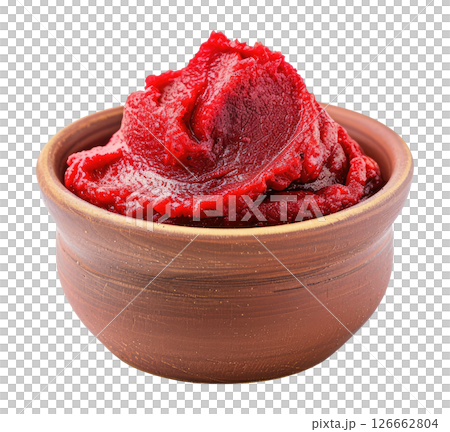 Hole in the wood wall 126662804