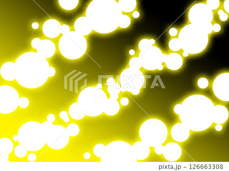 丸 光 ネオン 黄色 背景 グラフィック イラスト 丸 光 ネオン 黄色 背景 グラフィック イラスト 126663308