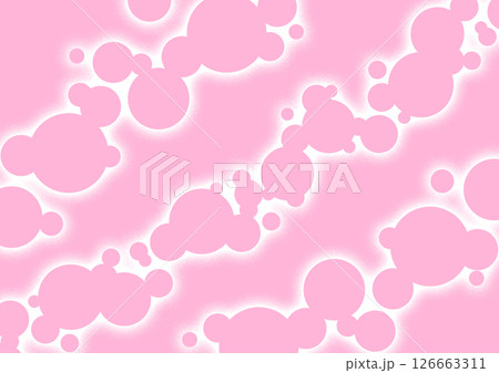 丸 光 トーン ピンク　背景 グラフィック イラスト 126663311