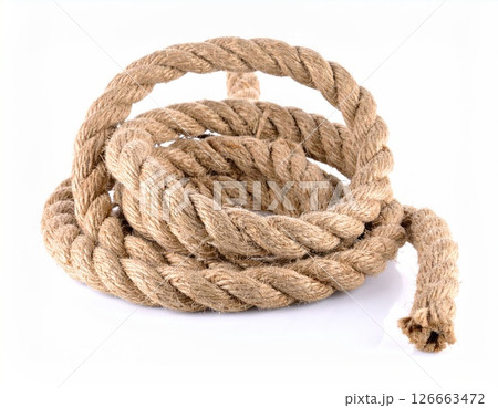 Neatly Twisted Natural Fiber Rope Neatly Twisted Natural Fiber Rope 126663472