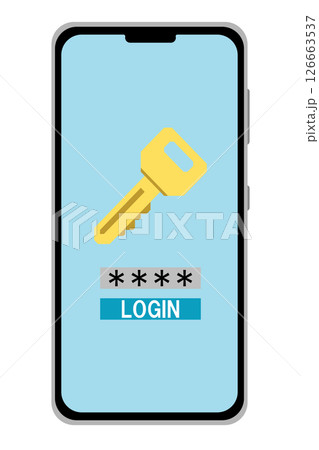 スマートフォン セキュリティのイメージ スマートフォン セキュリティのイメージ 126663537